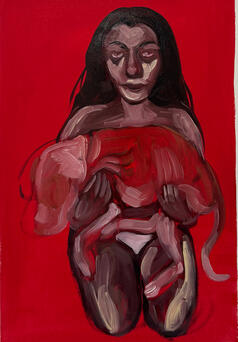 Oil on paper, 30x40, 2025